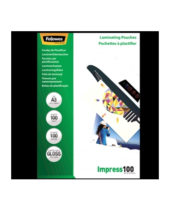 FOLIA LAMINACYJNA FELLOWES A3 2x100mic 100szt nr 2