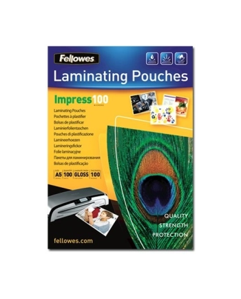 FOLIA LAMINACYJNA FELLOWES A5 2x100mic 100szt nr 1
