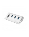 LOGILINK - Aluminiowy HUB 3xUSB3.0 z czytnikiem kart pamięci - nr 16