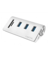 LOGILINK - Aluminiowy HUB 3xUSB3.0 z czytnikiem kart pamięci - nr 29