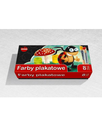 majewski Farby plakatowe 8kol 20ml MONA