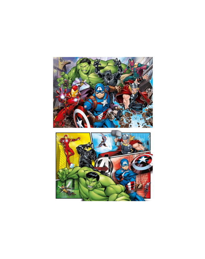 Clementoni Puzzle 2 x 60 EL SUPER KOLOR The Avengers 21605 p6 główny