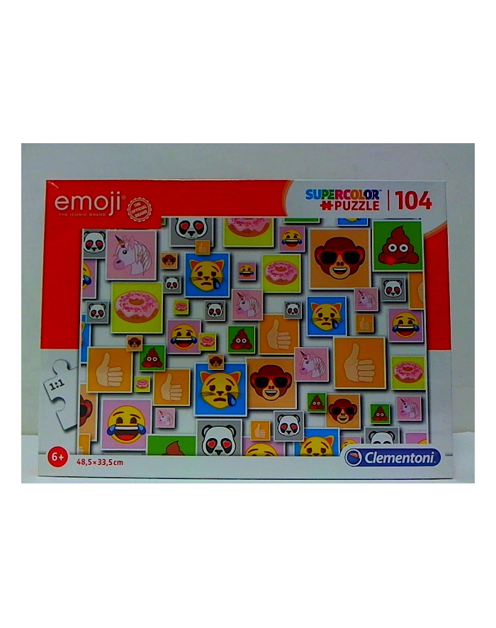 Clementoni Puzzle 104 EL SUPER KOLOR Emoji 27285 p6 główny
