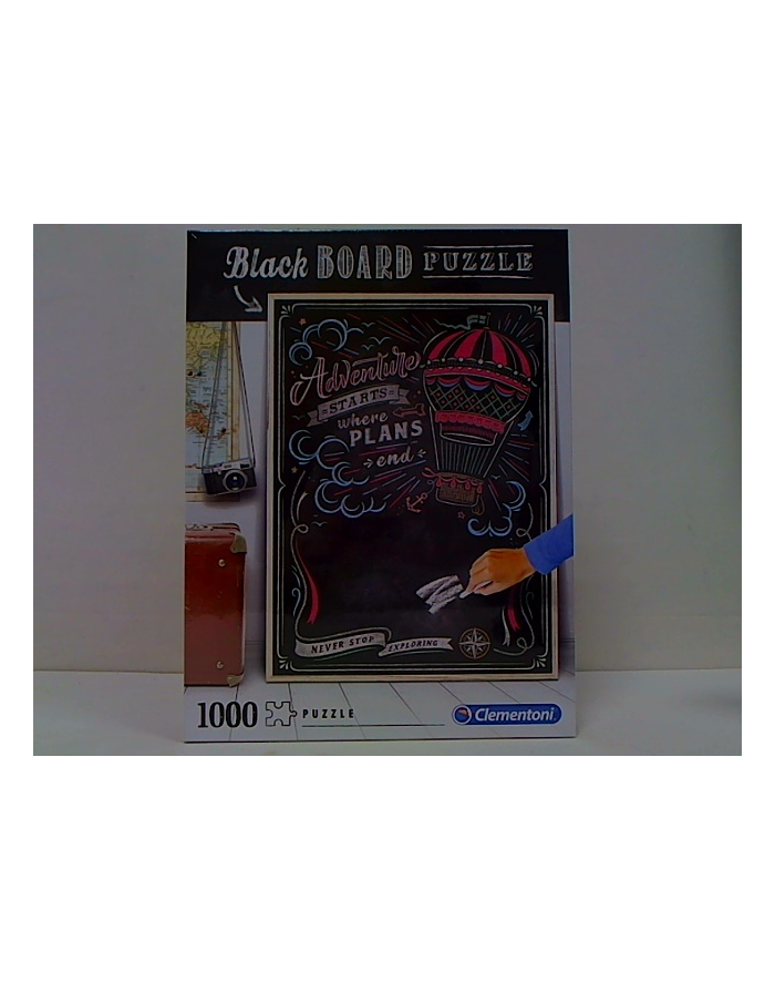 Clementoni Puzzle 1000 EL BLACK BOARD Travel 39478 p6 główny
