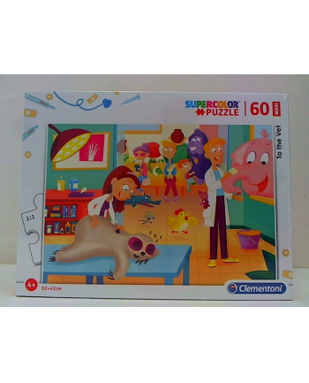 Clementoni Puzzle 60 EL MAXI SUPER KOLOR  To the vet 26446 p6