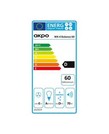 akpo Okap WK-4 Balance eco 60 Czarny