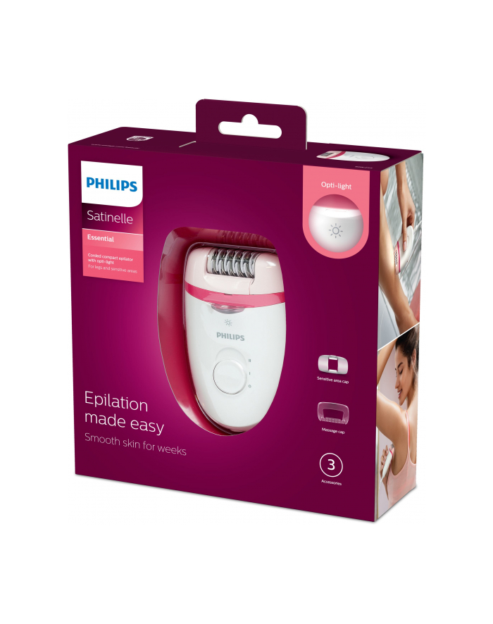 Depilator z dyskami Philips Satinelle BRE255/00 (kolor biały) główny