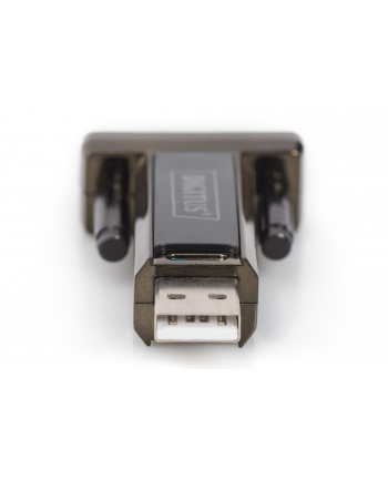 Konwerter/Adapter USB 2.0 do RS232 (DB9) z kablem Typ USB A M/Ż 80cm