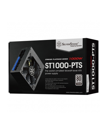 Silverstone ATX PSU SST-ST1000-PTS, 1000W 80 Plus Platinum, 120mm, Modular