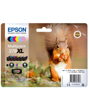 Multipack Epson C13T37984010 6-colours | Claria Photo HD 378XL