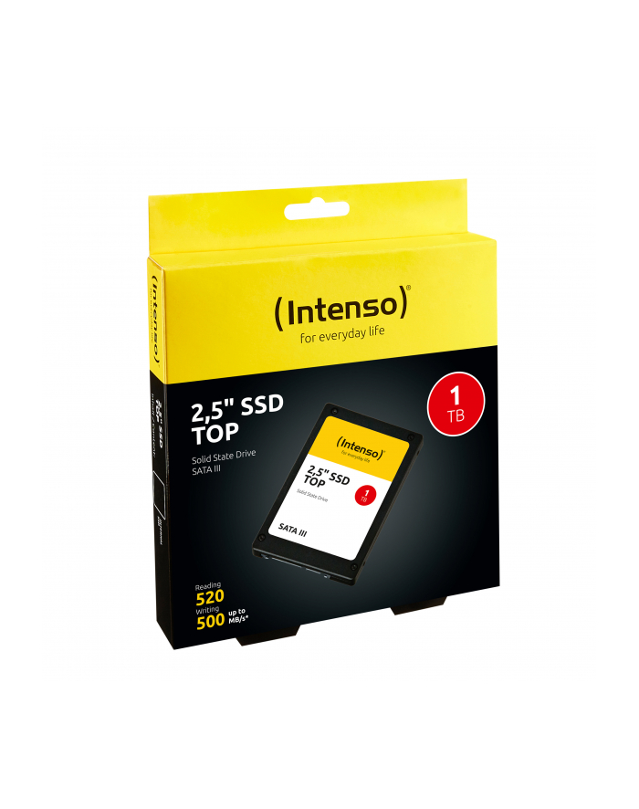 Intenso Dysk SSD 1TB Sata III, 2,5'' TOP (read: 520MB/s; write: 490MB/s) główny