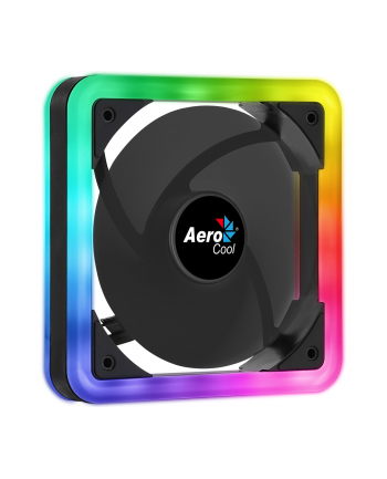 AEROCOOL EDGE ARGB DUAL RING LED Wentylator 140x140x25mm + 6PIN adapter