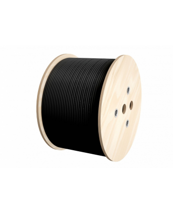 Kabel instalacyjny A-LAN KIF6OUTZ305 (FTP; 305m; kat 6; kolor czarny)