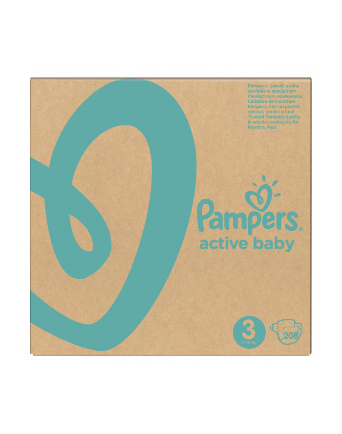 Pampers Pieluchy ABD Monthly Box 208 główny