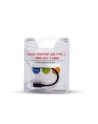 Adapter SAVIO AK-35/B (Gniazdo typ C - Jack stereo 3 5 mm ; 0 12m; kolor czarny) - nr 5