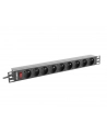 Listwa RACK Lanberg PDU-09E-0300-BK (7 x UTE; 16 A; 3m; kolor czarny) - nr 17