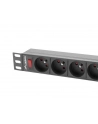 Listwa RACK Lanberg PDU-09E-0300-BK (7 x UTE; 16 A; 3m; kolor czarny) - nr 4