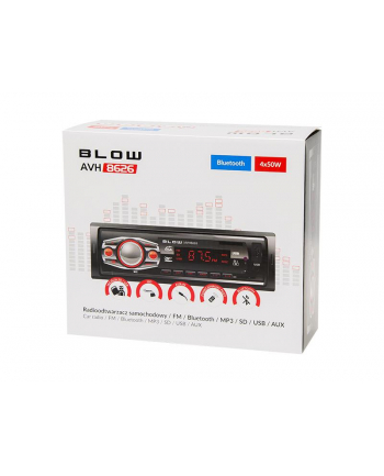 Radio samochodowe BLOW AVH-8626 78-279# (Bluetooth  USB + AUX + karty SD)