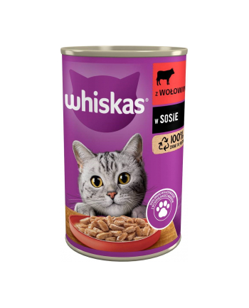 Whiskas Wołowina w sosie 400g