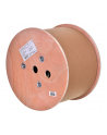 Kabel U/UTP A-LAN zewnętrzny  żelowany 24 AWG KIU6OUTZ305 (UTP; 305m; kat 6; kolor czarny) - nr 10