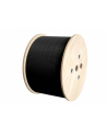 Kabel U/UTP A-LAN zewnętrzny  żelowany 24 AWG KIU6OUTZ305 (UTP; 305m; kat 6; kolor czarny) - nr 3