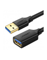 Kabel UGREEN 30127 (USB 30 M - USB 30 F; 3m; kolor czarny) - nr 12