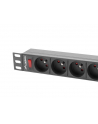 Listwa RACK Lanberg PDU-09E-0300-BK (7 x UTE; 16 A; 3m; kolor czarny) - nr 8