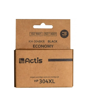 Tusz ACTIS KH-304BKR (zamiennik HP 304XL N9K08AE; Premium; 15 ml; czarny)