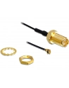 Kabel antenowy Delock RP-SMA(M) - MHF(I-PEX)(F) U.FL-LP-068 0.05m - nr 1