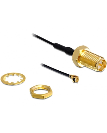 Kabel antenowy Delock RP-SMA(M) - MHF(I-PEX)(F) U.FL-LP-068 0.05m nr 1