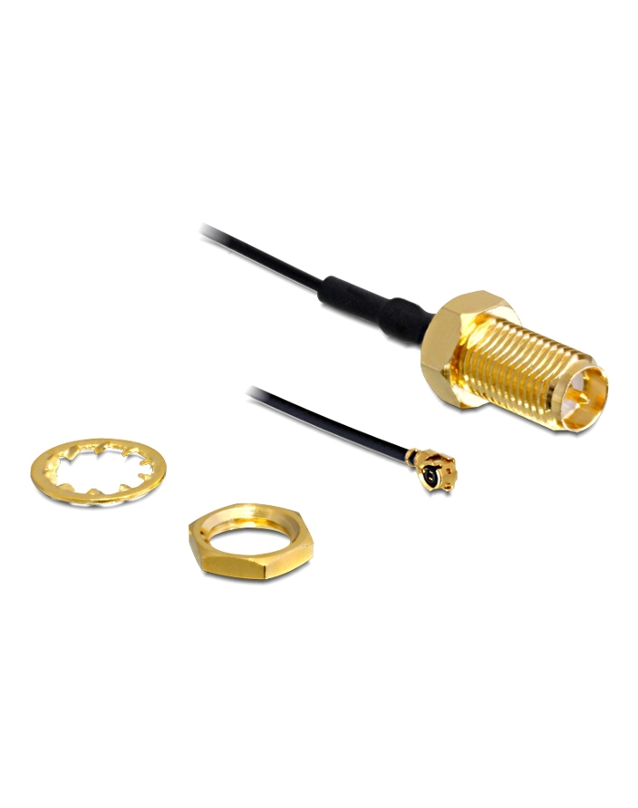 Kabel antenowy Delock RP-SMA(M) - MHF(I-PEX)(F) U.FL-LP-068 0.05m główny
