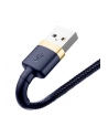 Kabel Baseus Cafule CALKLF-BV3 (USB - Lightning ; 1m; kolor granatowy) - nr 12