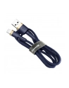 Kabel Baseus Cafule CALKLF-BV3 (USB - Lightning ; 1m; kolor granatowy) - nr 26