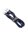 Kabel Baseus cafule CALKLF-CV3 (USB - Lightning ; 2m; kolor granatowy) - nr 24