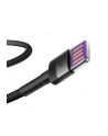 Kabel Baseus cafule CATKLF-PG1 (USB - USB typu C ; 1m; kolor szaro-czarny) - nr 11