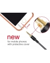 Przedłużacz audio Delock minijack M/F 4Pin 1m czarny dla iPhone - nr 17