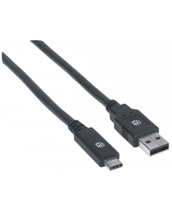 Kabel Manhattan USB-C 3.1 Gen1, USB C/USB A M/M 2m czarny