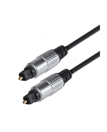 Kabel audio Maclean MCTV-452 Toslink (M) - Toslink (M), 2,5m, czarny