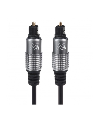Kabel audio Maclean MCTV-452 Toslink (M) - Toslink (M), 2,5m, czarny