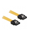 Kabel SATA II Delock 0,3m z zatrzaskami metalowymi żółty - nr 3