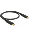 Kabel Delock USB-C(M) - USB-C(M) 2.0 0.5m czarny e-marker - nr 6