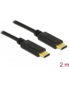 Kabel Delock USB-C(M) - USB-C(M) 2.0 2m czarny e-marker - nr 10