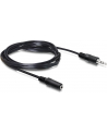 Kabel audio Delock minijack - minijack M/F 3 Pin 3m czarny - nr 4