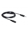 Kabel audio Delock minijack - minijack M/F 3 Pin 3m czarny - nr 9
