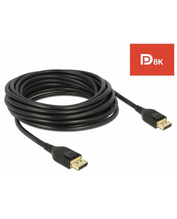 Kabel Delock DisplayPort M/M 20 Pin v1.4 5m 8K czarny