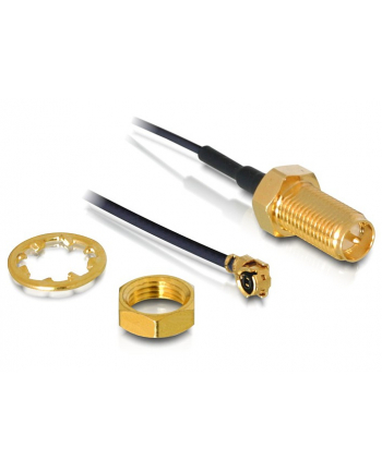 Kabel antenowy Delock RP-SMA(M) - MHF(I-PEX)(F) U.FL-LP-068 0.5m nr 2