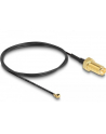 Kabel antenowy Delock RP-SMA(M) - MHF(I-PEX)(F) U.FL-LP-068 0.5m - nr 9