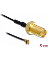 Kabel antenowy Delock RP-SMA(M) - MHF(I-PEX)(F) U.FL-LP-068 0.05m - nr 10