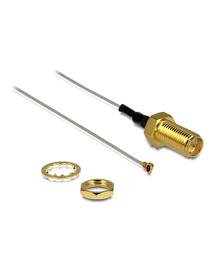 Kabel antenowy Delock RP-SMA(M) - MHF IV/HSC MXHP32 0,1m główny
