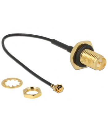 Kabel antenowy Delock RP-SMA(M) - MHF(I-PEX)(F) U.FL-LP-068 0.1m nr 1
